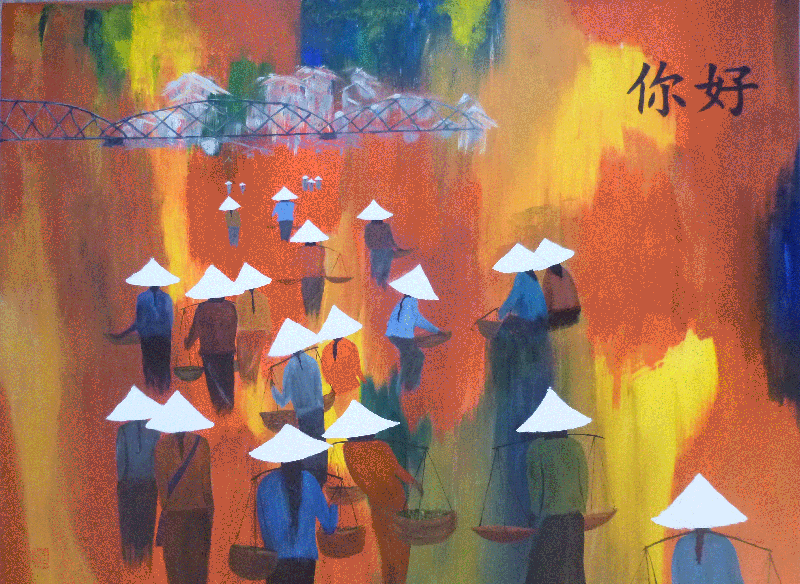 Schilderij Vietnam